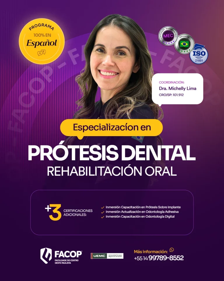 Especialización en Prótesis Dental Rehabilitación Oral